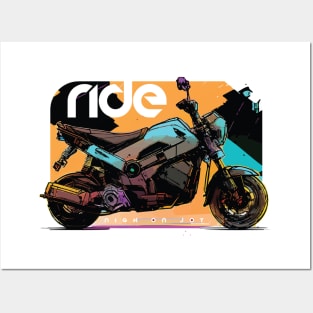 Ride honda navi cyber Posters and Art